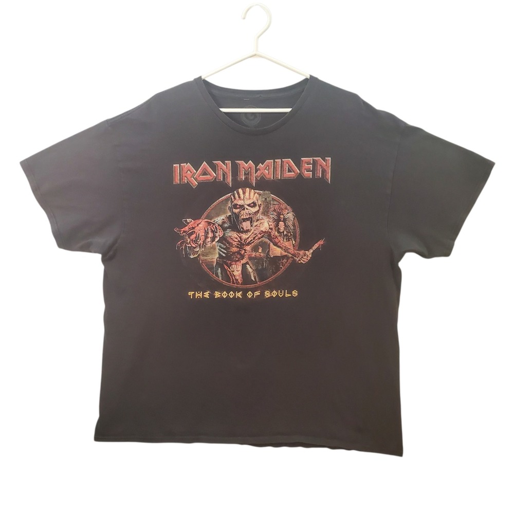 Iron Maiden The Book of Souls Black Graphic T-Shirt Mens XXL Global Merchandise
